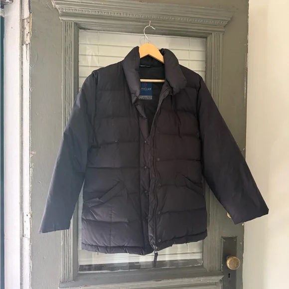 Moncler Black Puffer Goose Down Jacket - Picture 1 of 4